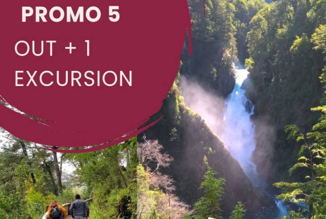 Promo 5(1 Excursión + Traslado OUT Aeropuerto Chapelco)